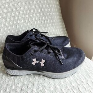Under Armour Dark Athletic Shoes with Light Sole